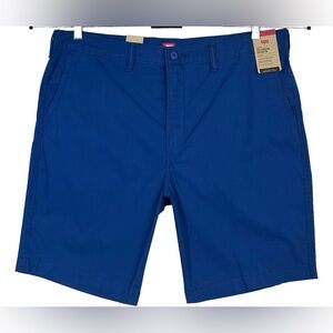 Levi's Blue Flat Front Shorts Relaxed Fit